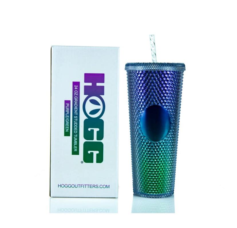 Studded Tumbler 24oz w/Straw, Not Starbucks cup, Birthday Gift, Travel cup, Luxury Tumbler, Blank for crafting, monogram, Logos