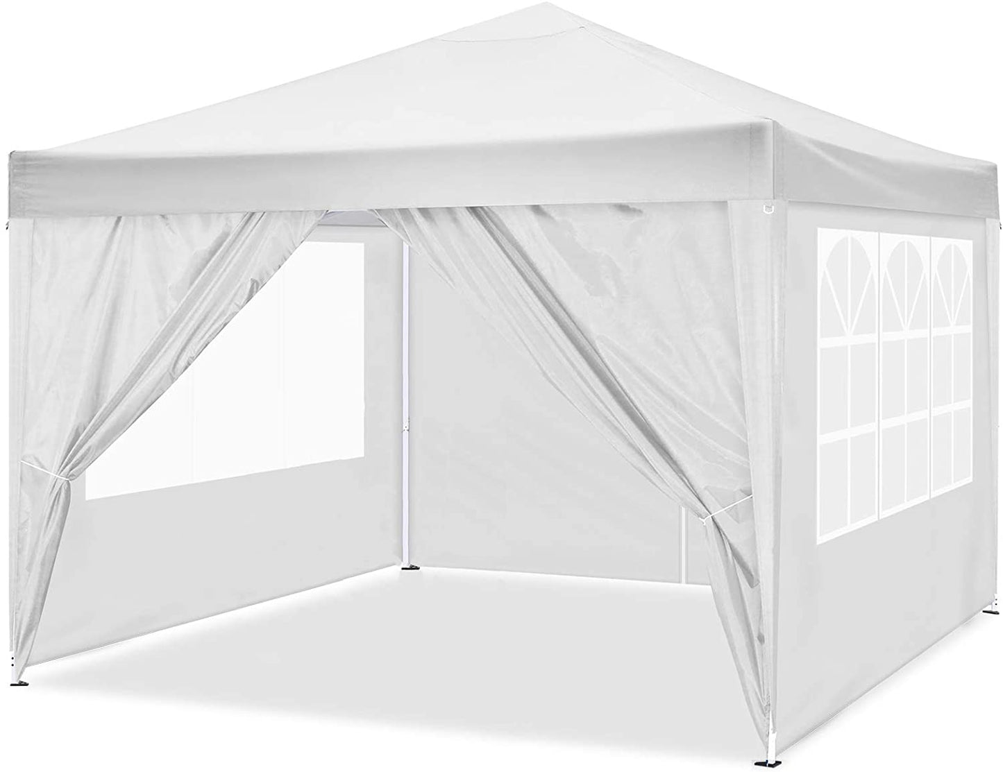 10x10 Custom Canopy Tent with 4 Side Panels